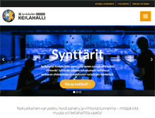 Tablet Screenshot of jyvaskylankeilahalli.fi